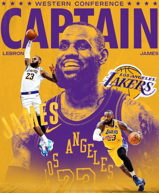 James je 20. put u karijeri izabran za All-Star, čime je postavio NBA rekord